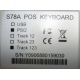 POS-клавиатура HENG YU S78A PS/2 белая (без кабеля!) - Орск