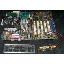 Материнская плата Asus P4PE (FireWire) с процессором Intel Pentium-4 2.4GHz s.478 и памятью 768Mb DDR1 Б/У (Орск)